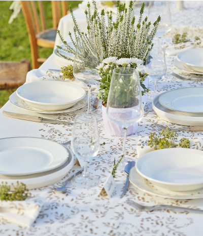 Lueur d'hiver Table linen