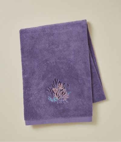 Shower sheet 70x140 Océan violet