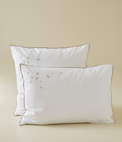 Embroidered pillowcase Jolis coeurs