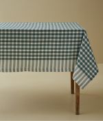 Bistrot green tablecloth