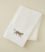 Léo cream bath towel