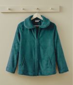 Women's petrol blue polar jacket