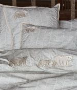 Embroidered duvet cover Spitzberg