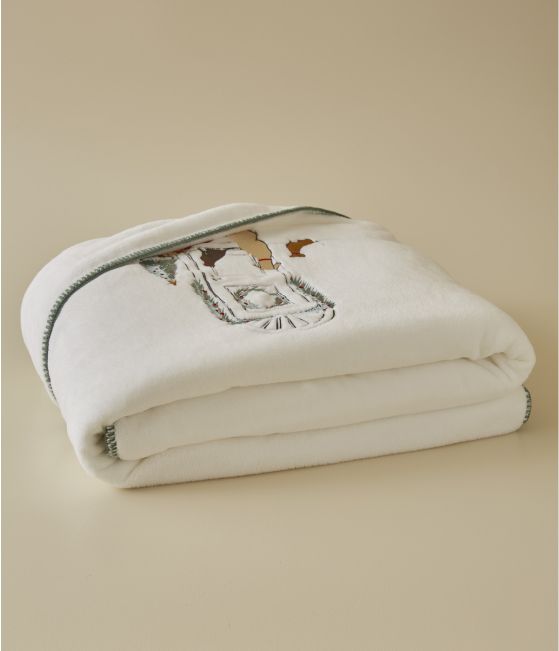 Lueur d'hiver polar blanket