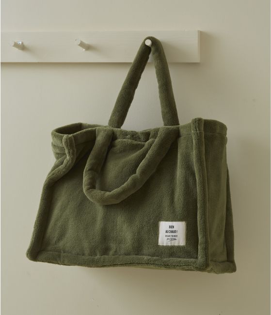 Khaki tote bag