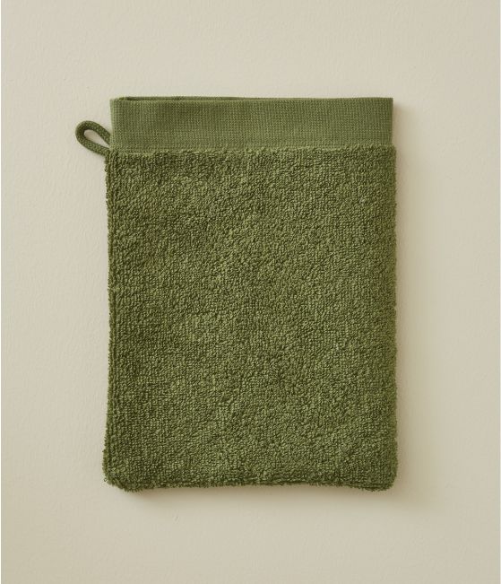 Léo khaki washcloth