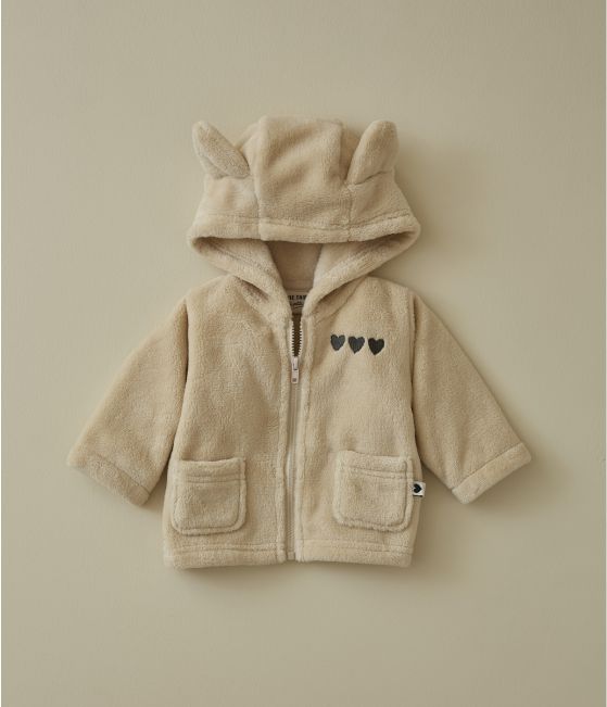 Children's polar jacket petit coeur