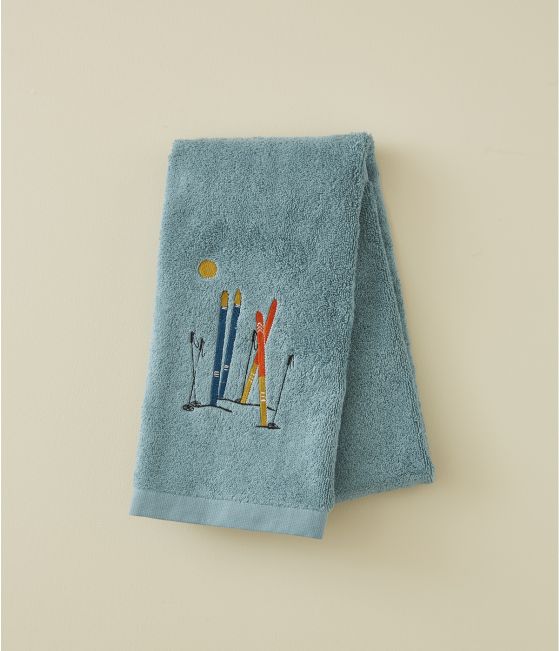 Passe-montagne blue towel