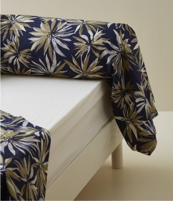 Printed bolster case Everly