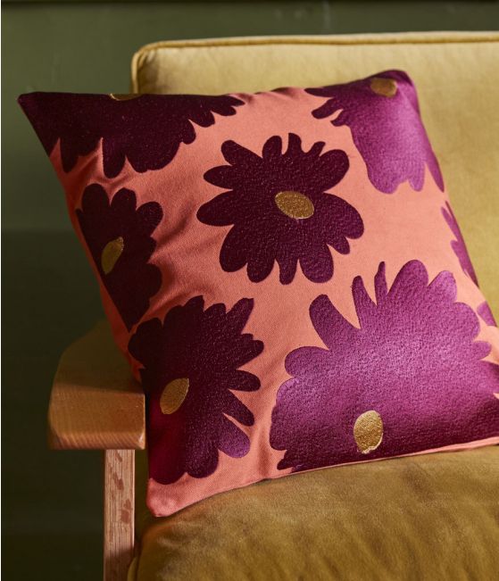 Cushion cover Coup de foudre orange