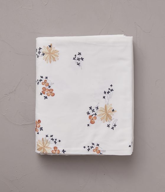 Embroidered duvet cover Shabby