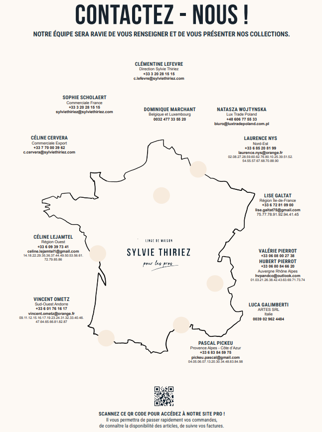 Sylvie Thiriez Carte contactez-nous