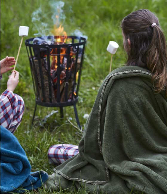 Plaid polaire Bien au chaud Kaki