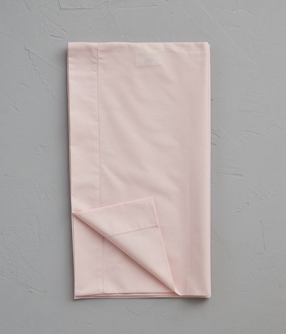 Taie de traversin percale rose opéra