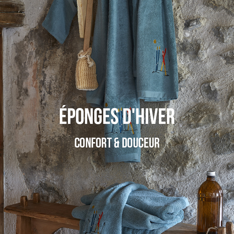 Les serviettes éponges de l'hiver 