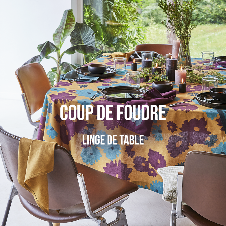 Linge de table Coup de foudre 